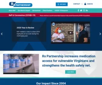 Rxpartnership.org(Rx Partnership) Screenshot