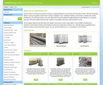 RXshelving.com(Lozier Store Fixtures) Screenshot