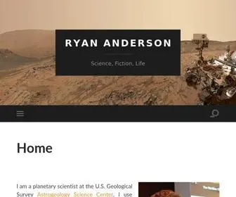 Ryanbanderson.com(Science, Fiction, Life) Screenshot