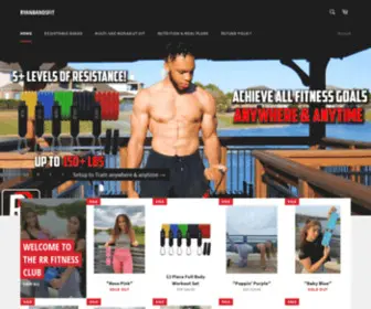 Ryanbands.com(#1 Home Fitness Provider) Screenshot