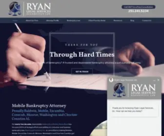 Ryanbk.com(Mobile Bankruptcy Lawyer) Screenshot
