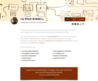 Ryanburrell.com(Game Designer) Screenshot