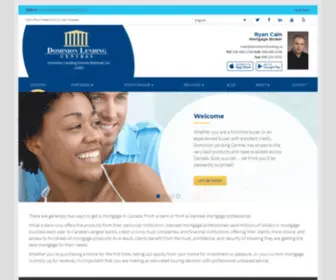 Ryancainmortgages.ca(Ryan Cain Dominion Lending Centres) Screenshot