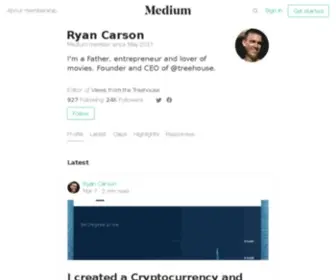 Ryancarson.com(Ryan Carson) Screenshot