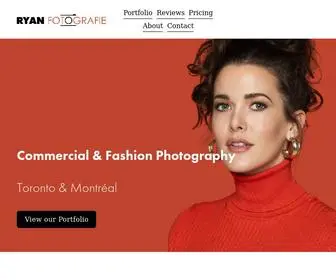 Ryanfotografie.com(Fashion Photographer Toronto) Screenshot