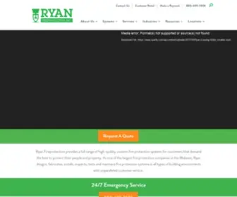 Ryanfp.com(Commercial Fire Protection Services) Screenshot