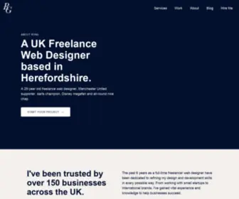 Ryangittings.co.uk(Freelance Web Designer London & UK) Screenshot