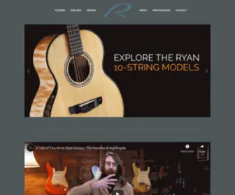 Ryanguitars.com(Ryan Guitars) Screenshot