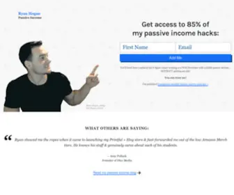 Ryanhogue.com(Let Me Help You Make Money Online) Screenshot