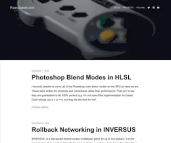 Ryanjuckett.com(Programming and making games by developer Ryan Juckett) Screenshot