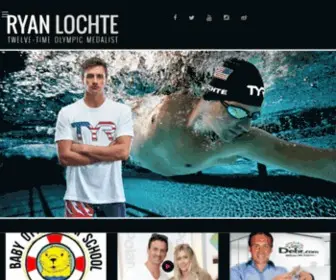 Ryanlochte.com(Ryan Lochte Official Website Ryan Lochte 12 time Olympic medalist) Screenshot