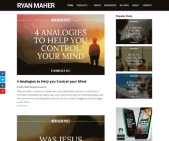 Ryanmaher.net(Faith-based blog about life and online business) Screenshot