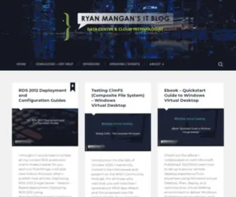 Ryanmangansitblog.com(Data Centre & Cloud Technologist) Screenshot