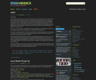 Ryanminnick.com(RyanMinnick) Screenshot