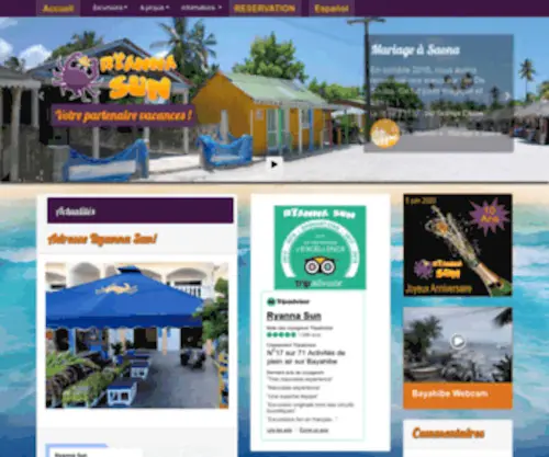 Ryannasun.com(L' agence offre différents types d' excursions) Screenshot