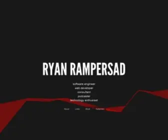 Ryanrampersad.com(Grail) Screenshot