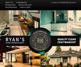 Ryanshomeimprovements.com(Additions, Kitchen Remodeling in Rockland, Bergen, and Orange, NY) Screenshot