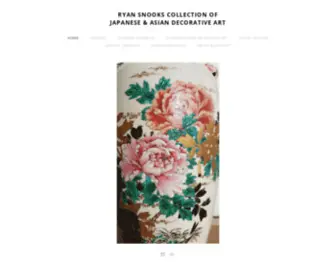 Ryansnooks.com(RYAN SNOOKS COLLECTION OF JAPANESE & ASIAN DECORATIVE ART) Screenshot
