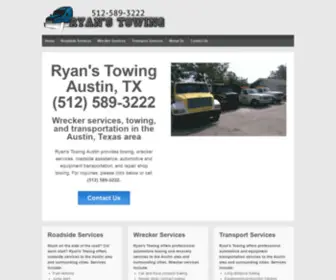 Ryanstowingaustin.com(Ryan's Towing Austin) Screenshot