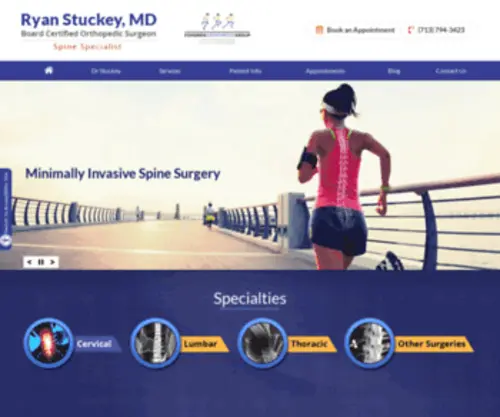 Ryanstuckeymd.com(Dr. Ryan Stuckey) Screenshot