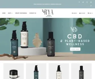 Ryaorganics.com(Rya Organics) Screenshot