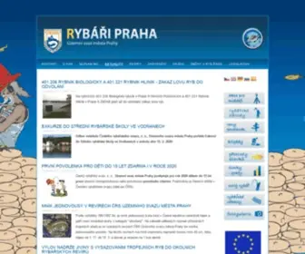 Rybaripraha.cz(Hlavní stránka) Screenshot