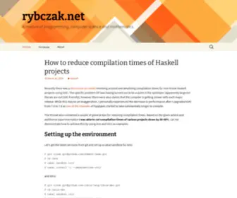 RYBczak.net(A mixture of programming) Screenshot