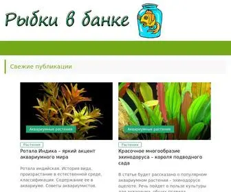 RYbkivBanke.ru(Рыбки в банке) Screenshot