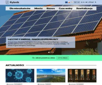RYbnik.eu(Oficjalna strona internetowa Urzędu Miasta Rybnika) Screenshot