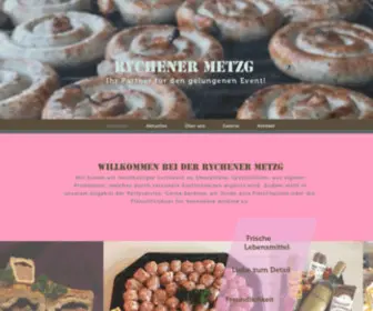 RYchener-Metzg.com(Metzgerei) Screenshot