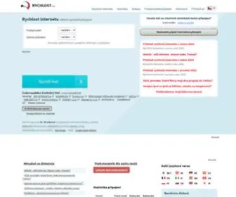 RYChlost.cz(Rychlost internetu) Screenshot
