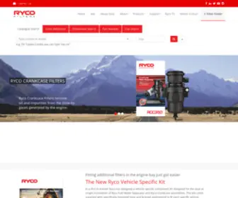 Ryco.co.nz(Air Filters) Screenshot