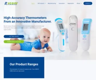 Rycom-Med.com(Expert OEM & ODM Thermometers Manufacturer) Screenshot