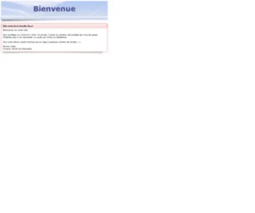 RYCX.be(Site web de la famille Rycx) Screenshot