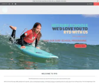 RYDbrand.com.au(Global Surf Accessories & Softboards) Screenshot