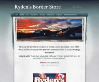 Rydensborderstore.com(Ryden's Border Store) Screenshot