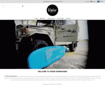 Ryderboards.com.au(Premium Australian Owned Soft Surfboards. RYDER BOARDS) Screenshot