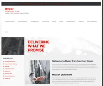 Ryderconstructiongroup.com(Construction Group) Screenshot