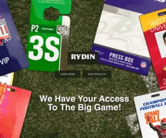 Rydin.com(Rydin is the leader in custom printed products and) Screenshot