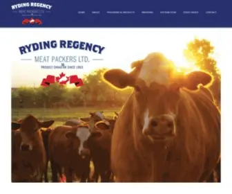 Rydingregency.com(Ryding-Regency Meat Packers Ltd) Screenshot