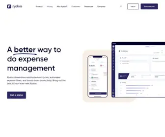 Rydoo.com(Rydoo is an expense management solution) Screenshot
