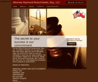 Ryduchowskilaw.com(The Law Firm of Raymond Ryduchowski) Screenshot