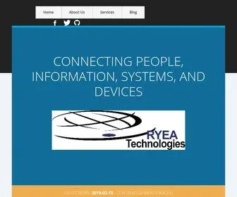 Ryeatech.com(RYEA Technologies) Screenshot