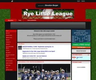 Ryelittleleague.com(Rye Little League) Screenshot