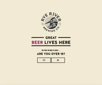 Ryeriverbrewingco.com(Rye River Brewing Company) Screenshot