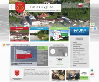 RYglice.pl(Oficjalna strona Gminy Ryglice) Screenshot