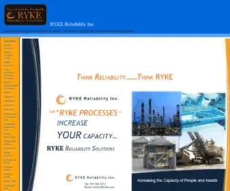 Ryke.com(RYKE Reliability Inc) Screenshot