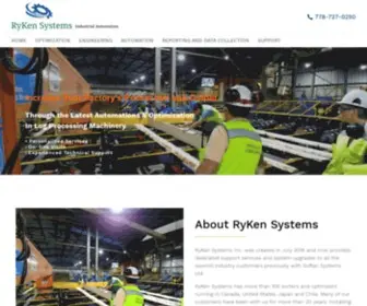 Rykensystems.com(RyKen Systems Industrial Automation) Screenshot