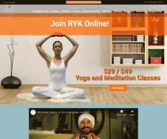 RYkyoga.com(Kundalini Yoga Meditation Center) Screenshot