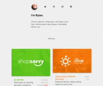 Rylan.io(About Rylan Barnes) Screenshot